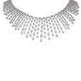 Exquisite Diamond Cascade Necklace Set 2