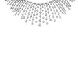 Exquisite Diamond Cascade Necklace Set 3