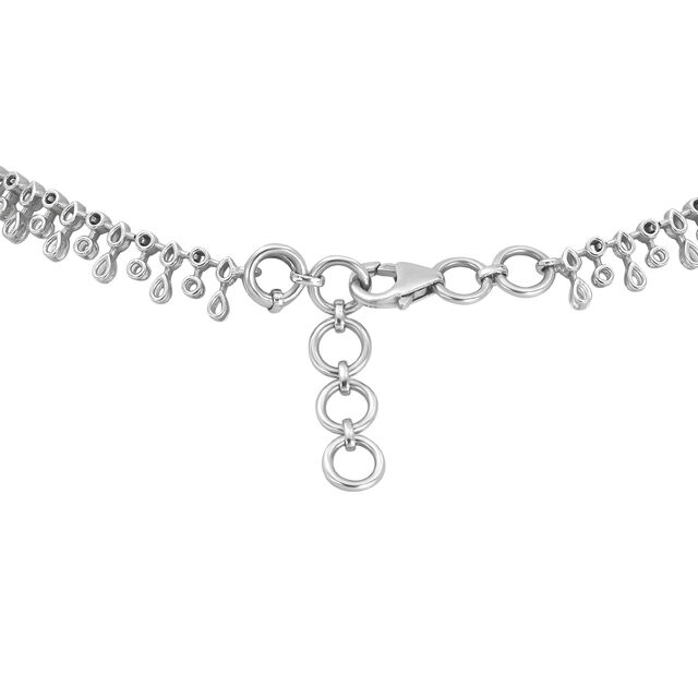 Exquisite Diamond Cascade Necklace Set 6