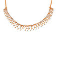 Tanishq 18 KT Diamond Necklace Set for Women 2