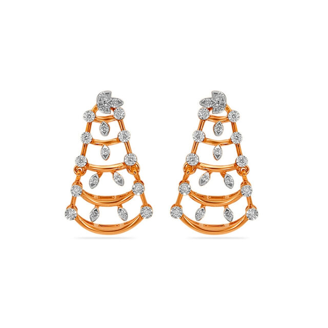 Tanishq 18 KT Diamond Necklace Set for Women 3
