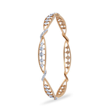 Elegant Interwoven Diamond Bracelet