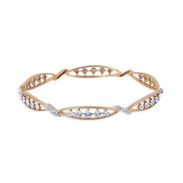 Elegant Interwoven Diamond Bracelet,,hi-res 2