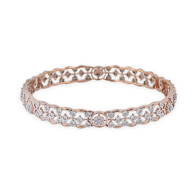 Luxurious Woven Diamond Bangle,,hi-res 2