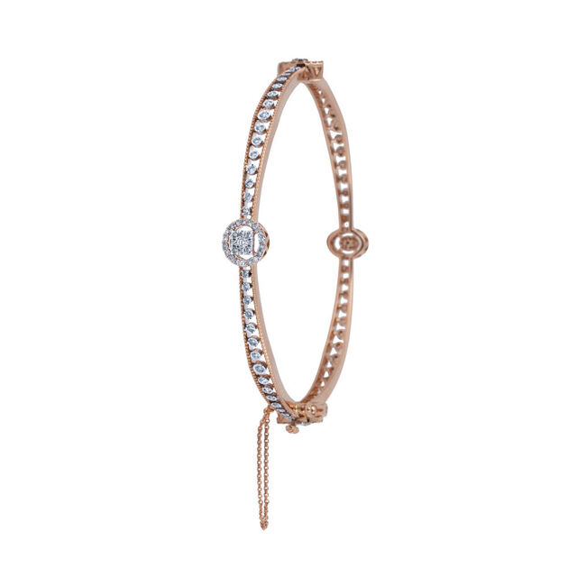 Bold Opulence Diamond Bangle