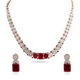 Monsoon Mirage Ruby Necklace Set,,hi-res 