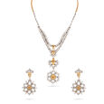 Serenade of Blossom Gold Necklace and Earring Set,,hi-res 