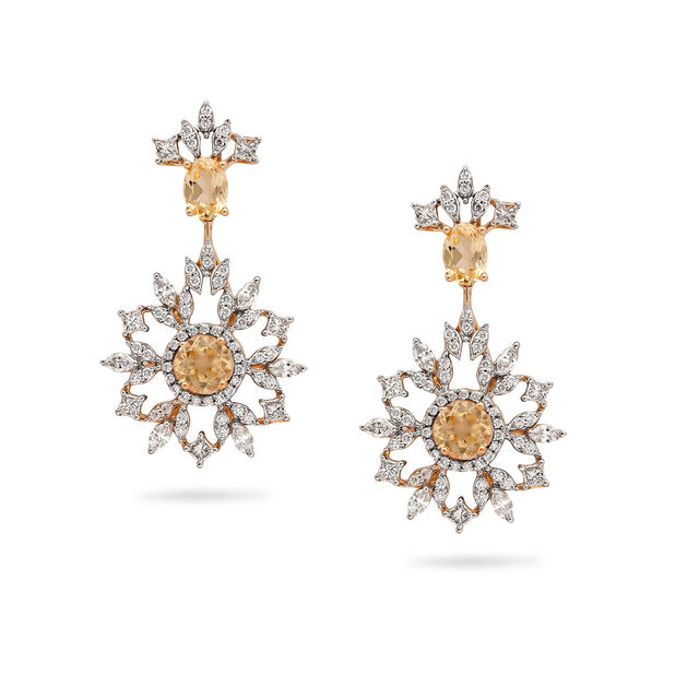 Serenade of Blossom Gold Necklace and Earring Set,,hi-res 2