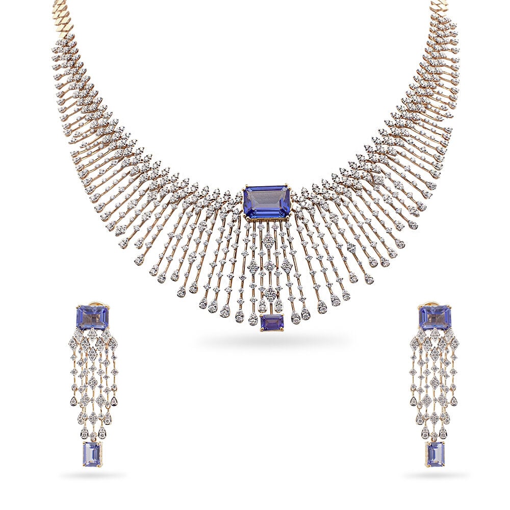 Buy Diamond Necklace Sets Online from the Latest Collection at Best Prices Tanishq USA