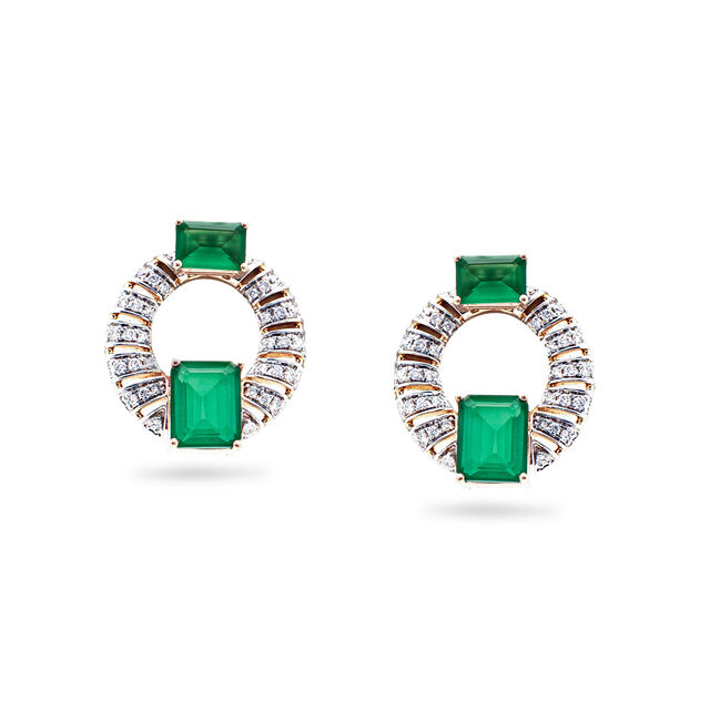 Enchanted Forest Gold Necklace and Earring Set,,hi-res 2