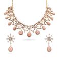 Ethereal Snowfall Gold Necklace and Earring Set,,hi-res 
