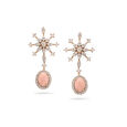 Ethereal Snowfall Gold Necklace and Earring Set,,hi-res 2