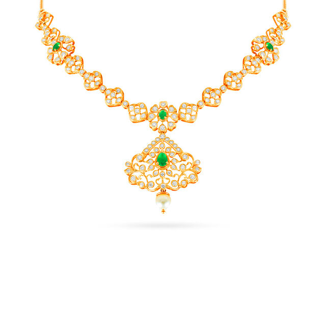 Tanishq 18 Karat Diamond Necklace for Women