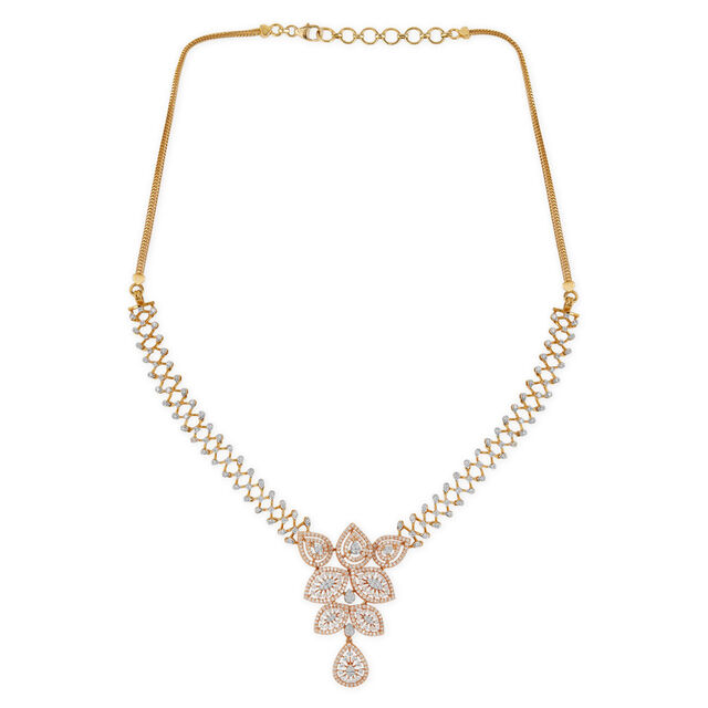 Tanishq 18KT Diamond Necklace for Women 2