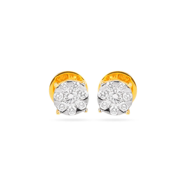 Tanishq 18 Karat Diamond Earrings for Women 