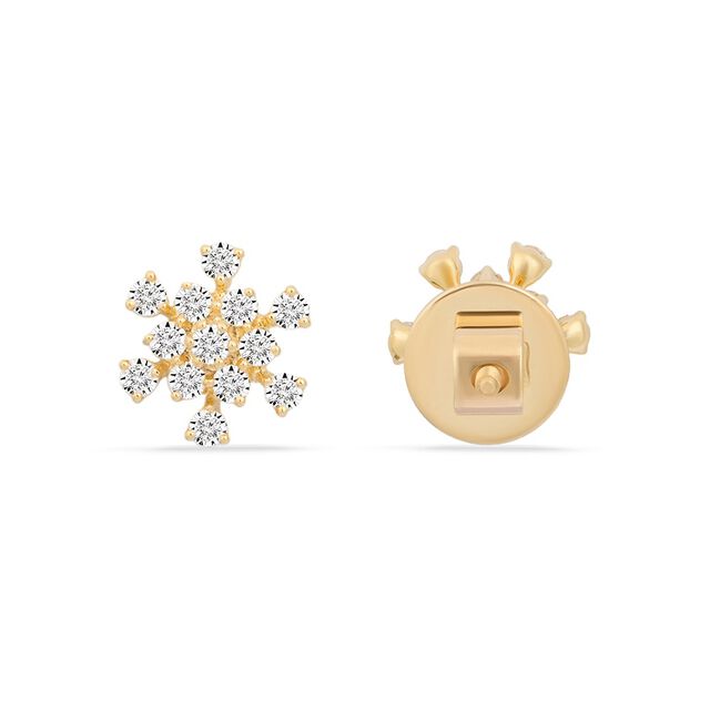 Tanishq 18KT Diamond Stud Earrings for Women 4