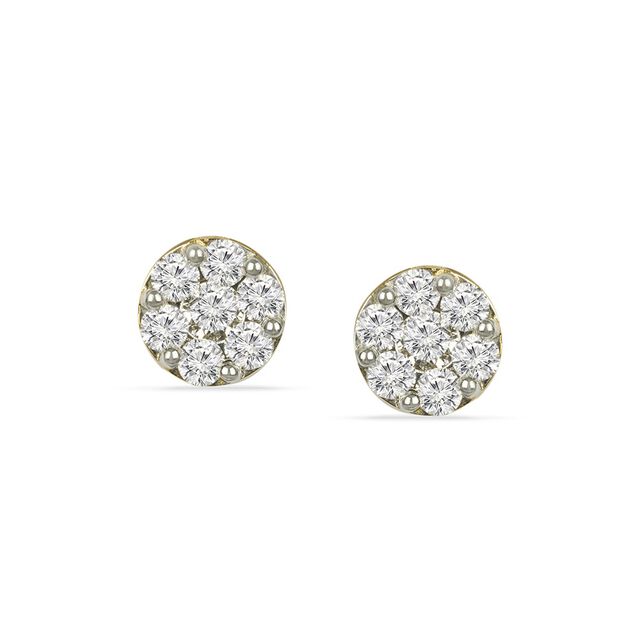 Tanishq 18KT Diamond Stud Earrings for Women 