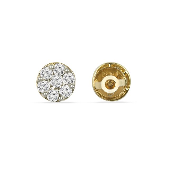 Tanishq 18KT Diamond Stud Earrings for Women 3