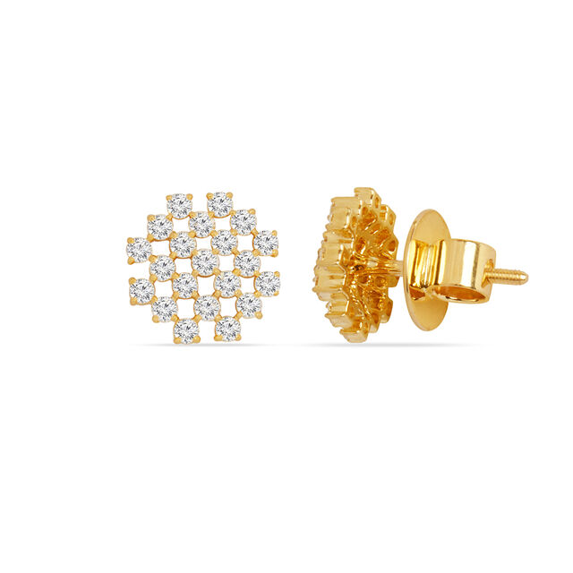 Tanishq 18KT Diamond Earrings for Women 3