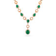 Intricate Rose Gold Necklace Set 3