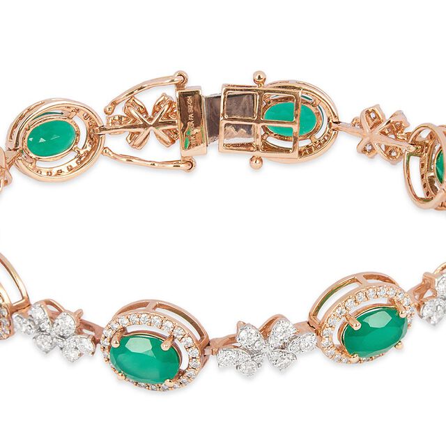 Tanishq 18KT  Gold Bracelet for Women 