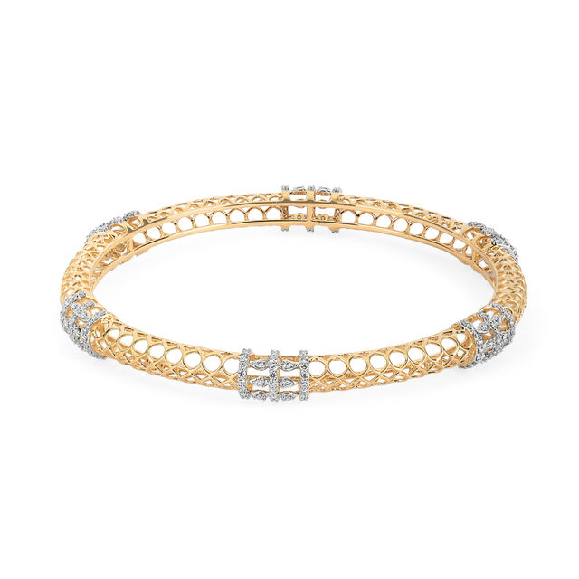 Tanishq 18 Karat Diamond Bangle for Women