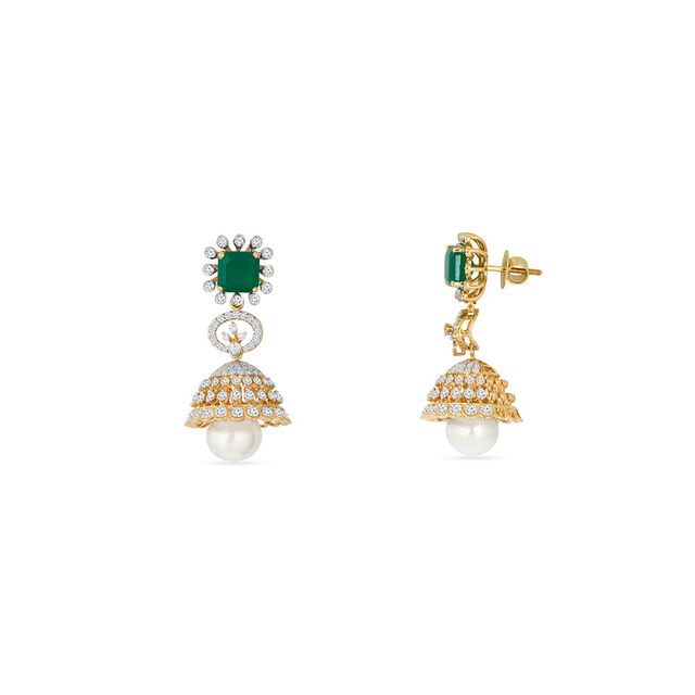 Tanishq 18KT  Gold Necklace Set for Women 6