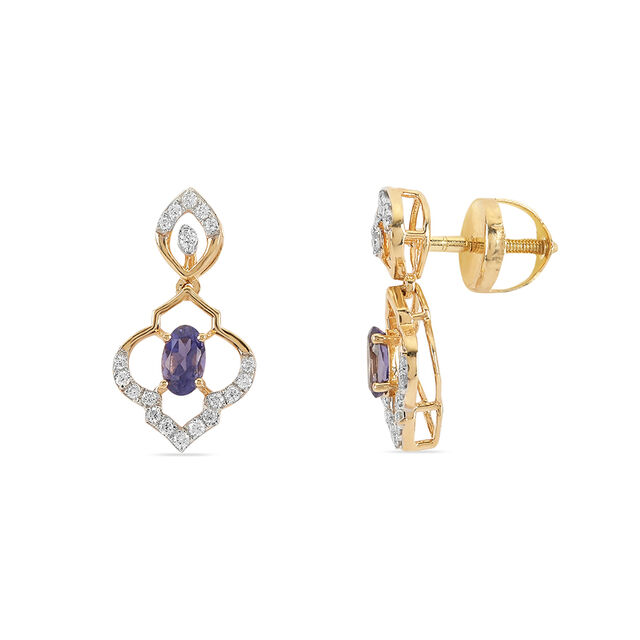 Tanishq 18 Karat Diamond Necklace Set for Women 6