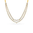 Tanishq 18 Karat Diamond Necklace Set for Women 