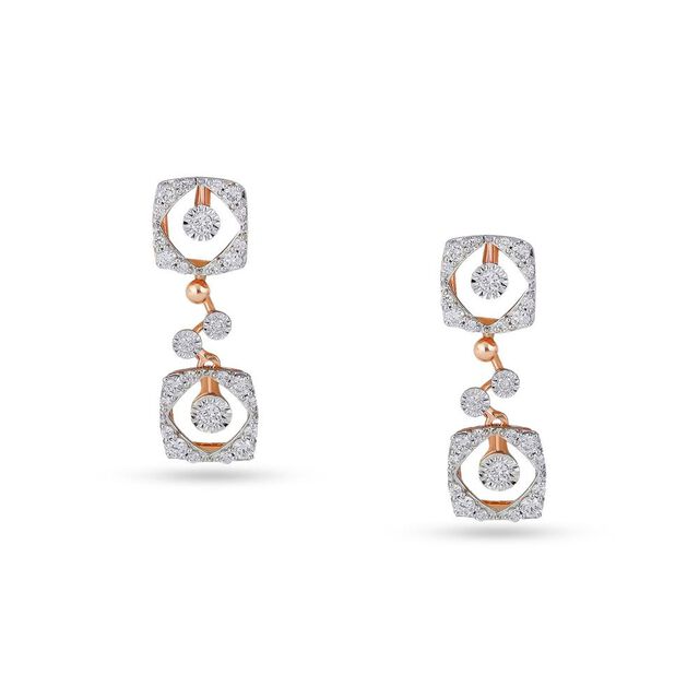 Modern Diamond Geometric Jewelry Set 2