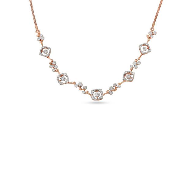 Modern Diamond Geometric Jewelry Set 4
