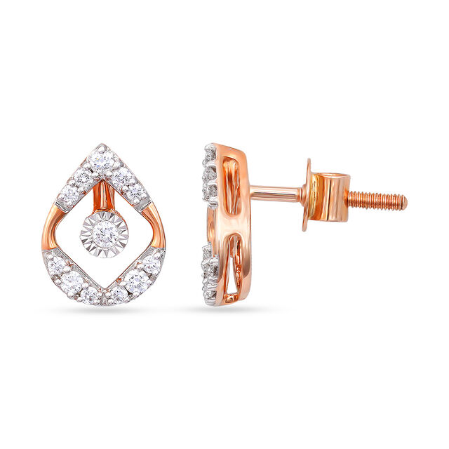 Tanishq 18 Karat Diamond Necklace Set for Women 4