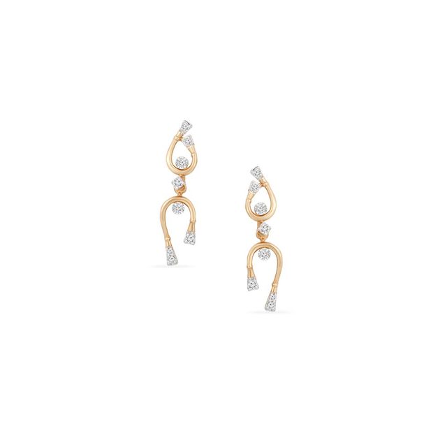 Tanishq 18KT Diamond Necklace Set 4