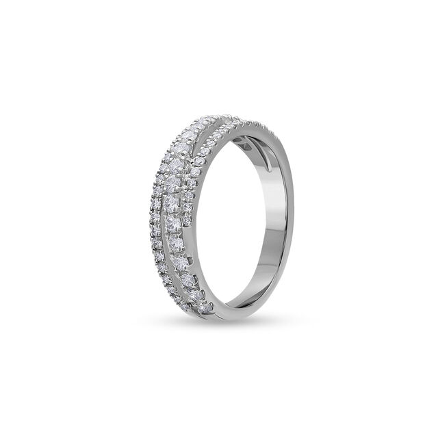 Tanishq 18 Karat Diamond Finger Ring for Women