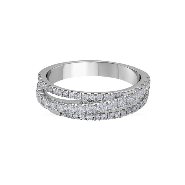 Tanishq 18 Karat Diamond Finger Ring for Women