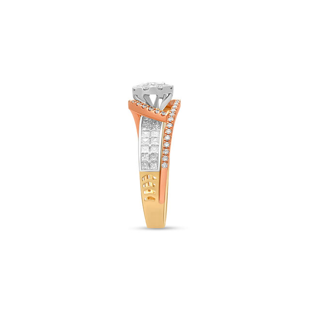 Tanishq 18 Karat Diamond Finger Ring for Women 2
