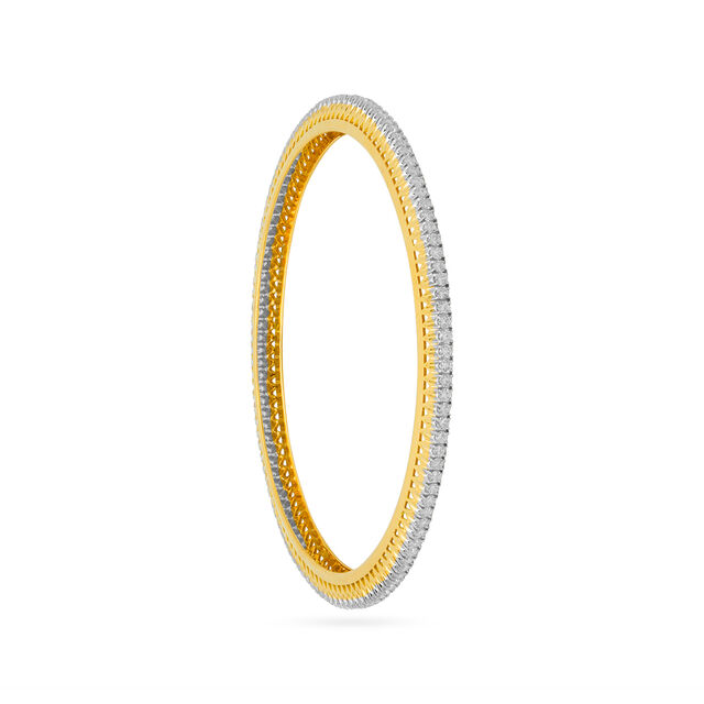 Tanishq 18 Karat Diamond Bangle for Women 2