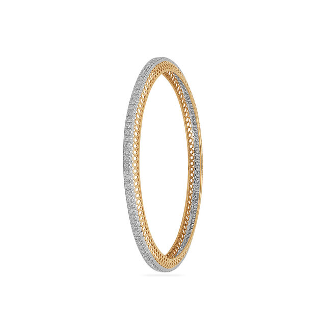 Tanishq 18 Karat Diamond Bangle for Women 