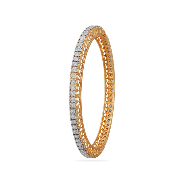 Tanishq 18 Karat Diamond Bangle for Women 