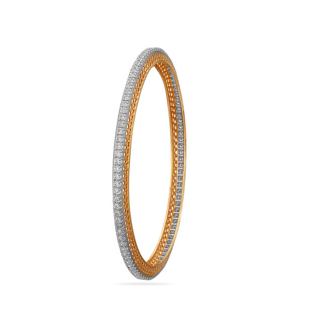 Tanishq 18 Karat Diamond Bangle for Women 2