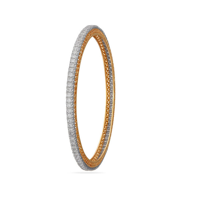 Tanishq 18 Karat Diamond Bangle for Women 2