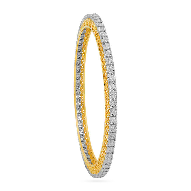 Tanishq 18KT Diamond Bangle for Women 2