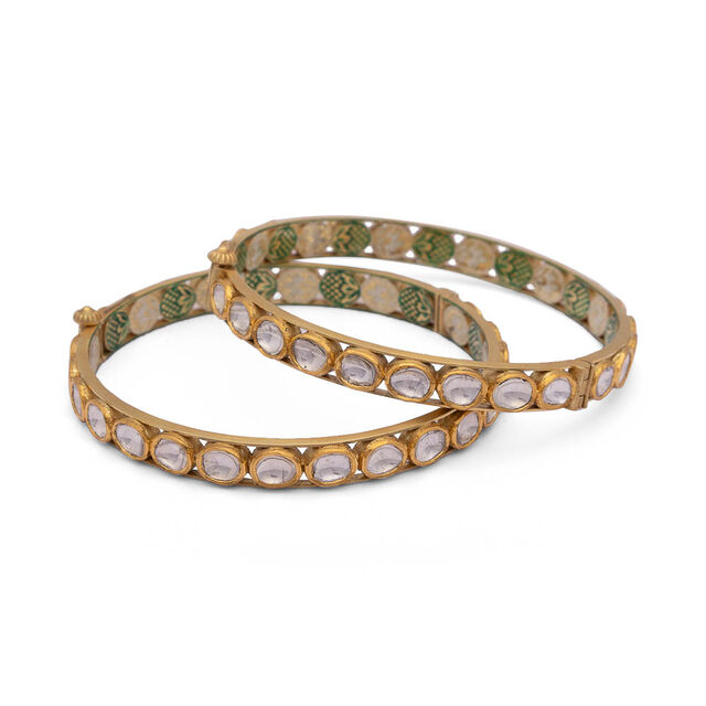Floral Diamond Splendor Bangle,,hi-res