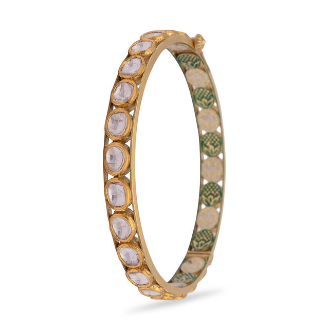 Floral Diamond Splendor Bangle,,hi-res