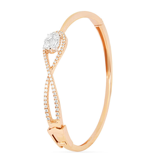 Tanishq 18KT Diamond Bangle for Women 3