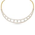 Minimalist Diamond Cascade Necklace Set 2