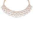 Elegant Filigree Diamond Necklace Set 2