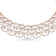 Elegant Filigree Diamond Necklace Set 3