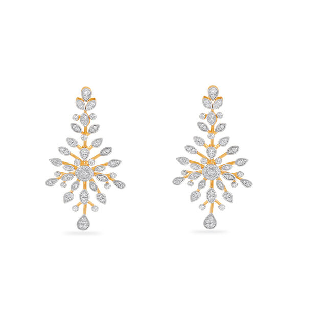 Enchanted Diamond Floral and Leaf Necklace Set 4