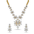 Floral Fantasy Diamond Necklace Set 